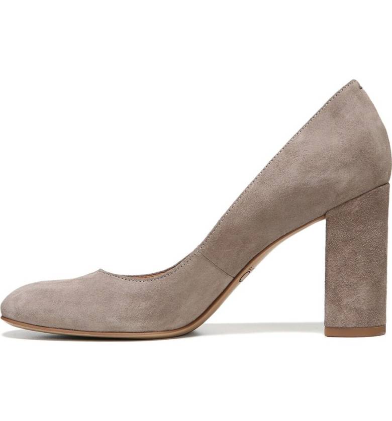 Franco Sarto Aziza Block Heel Pump - Petite Shoes