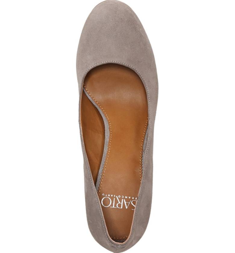Franco Sarto Aziza Block Heel Pump - Petite Shoes