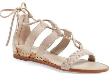 Franco Sarto Pierson Ghillie Flat Sandal - Petite Shoes