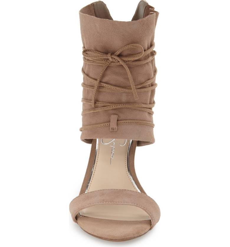 Jessica Simpson Madeena Ghillie Wrap Sandal - Petite Shoes